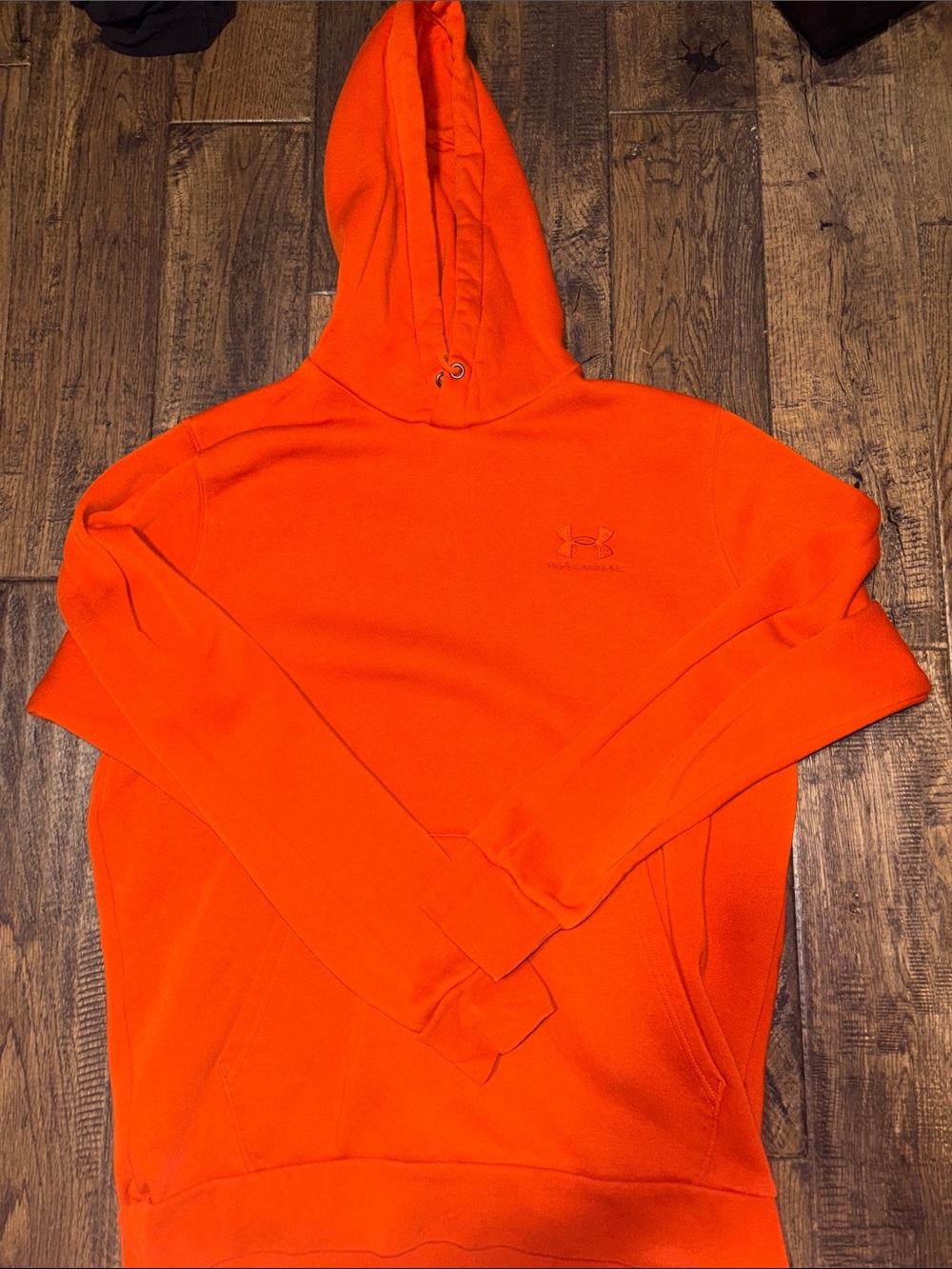 Under Armour Men’s Bright Orange Pullover Hoodie